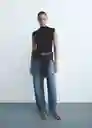 Jean Bet Tejano Oscuro Talla 32 Mujer Mango