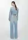 Chaqueta Cazadora Amaia Tejano Medio Talla L Mujer Mango