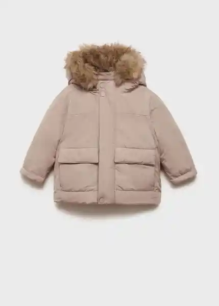 Abrigo Anorak Suecia Topo Talla 70 Niños Mango