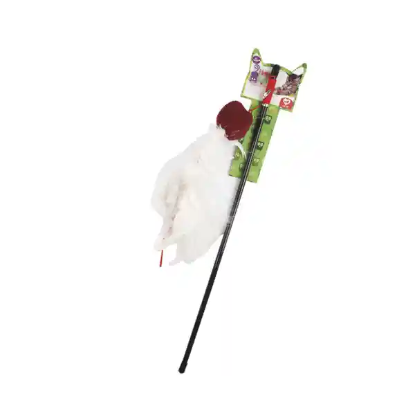 Jarapets Juguete Para Gato Vara Con Plumas 46 cm CW17054