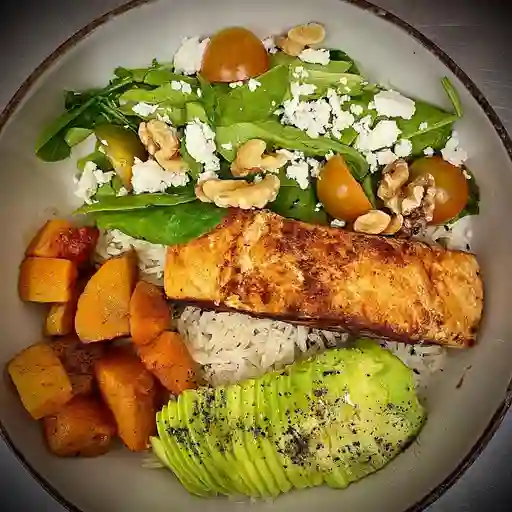 Bowl sano de salmon