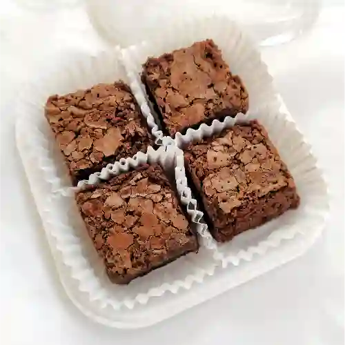 Caja de 4 Mini Brownies Sencillos