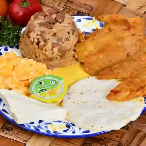 Calentado con Carne de Cerdo