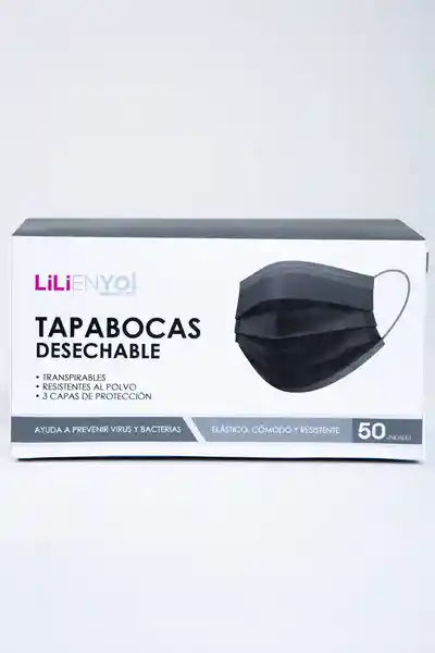 Yoi Tapabocas Negro Ref. Tb042