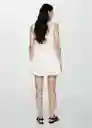 Vestido Nube Offwhite Talla Xl Mujer Mango