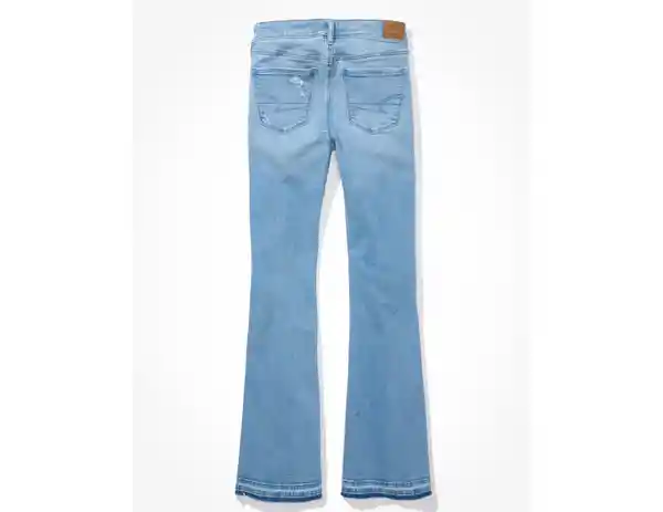 Jean Flare de Mujer Azul Talla 2 REGULAR American Eagle