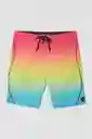 ONeill Boardshort Hyperfreak S-Seam Fade am Rosado Talla 32