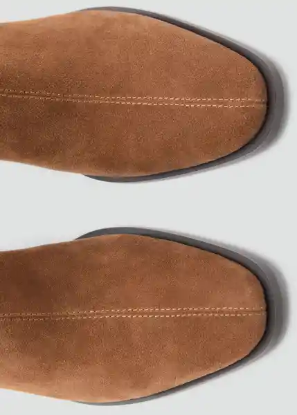 Botines Glorias Taupe Talla 38 Mujer Mango