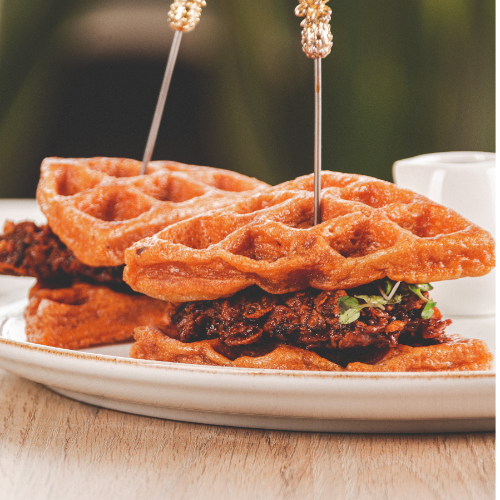 "chicken" And Waffles