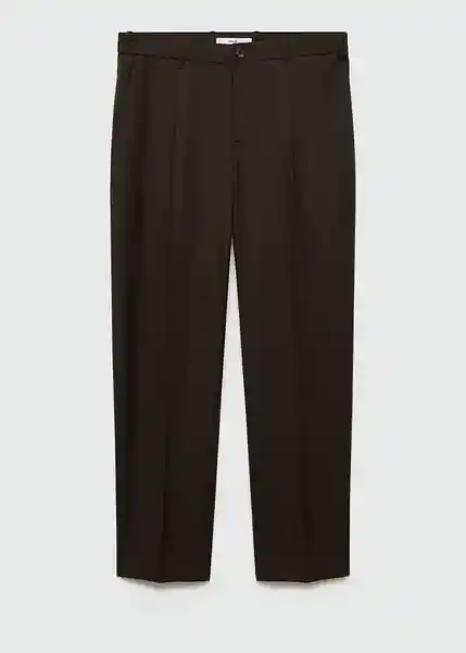 Pantalón AAron Chocolate Talla 38 Hombre Mango