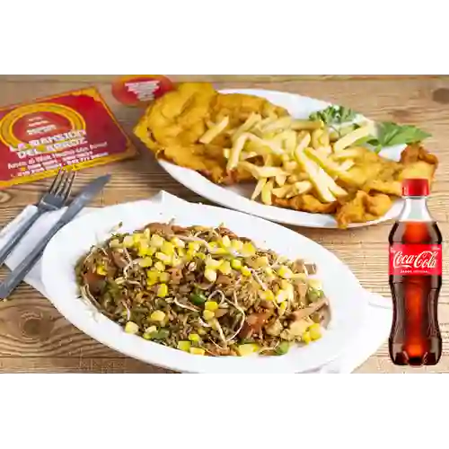 Combo Arroz Ejecutivo Personal +Cocacola Orig 400ml