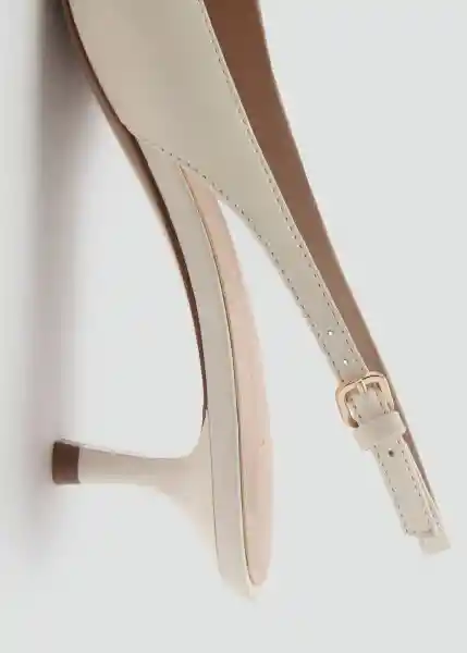 Zapatos s Moon Crudo Talla 40 Mujer Mango