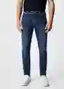 Jeans Jan Tejano Oscuro Talla 40 Hombre Mango