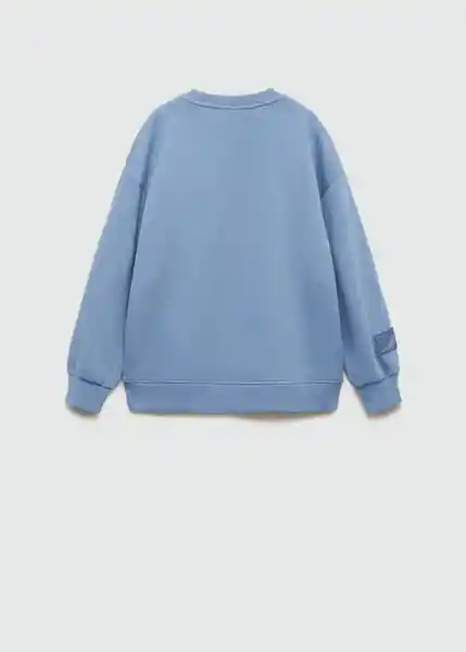 Sudadera Elements Azul Talla 08 Niños Mango