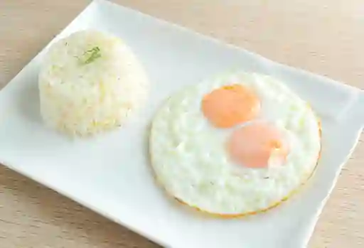 Huevos Al Gusto con Arroz