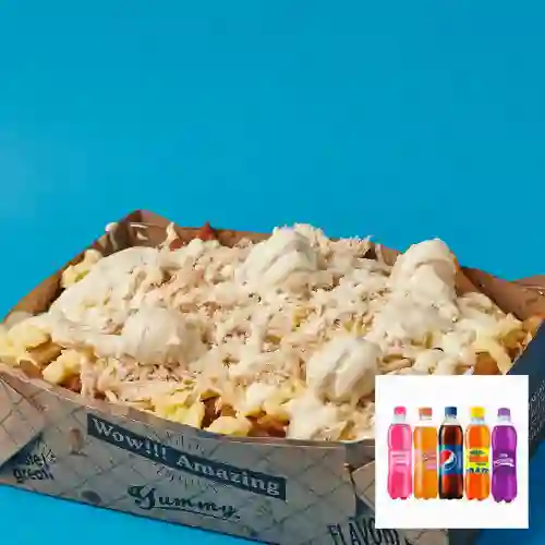 Combo Pollo + Gaseosa Pet 250 Ml Postobon