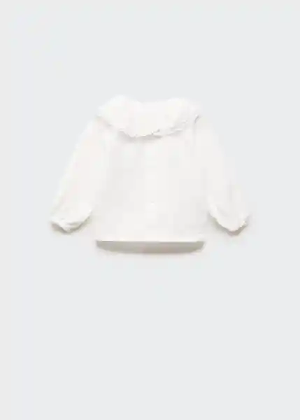 Blusa Jane Offwhite Talla 64 Niños Mango