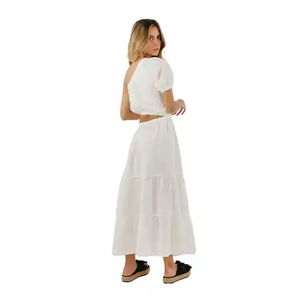 Vestido Largo Cala Blanco Talla M