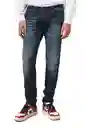 Diesel Jean Sleenker-X Para Hombre Azul Oscuro Talla 31