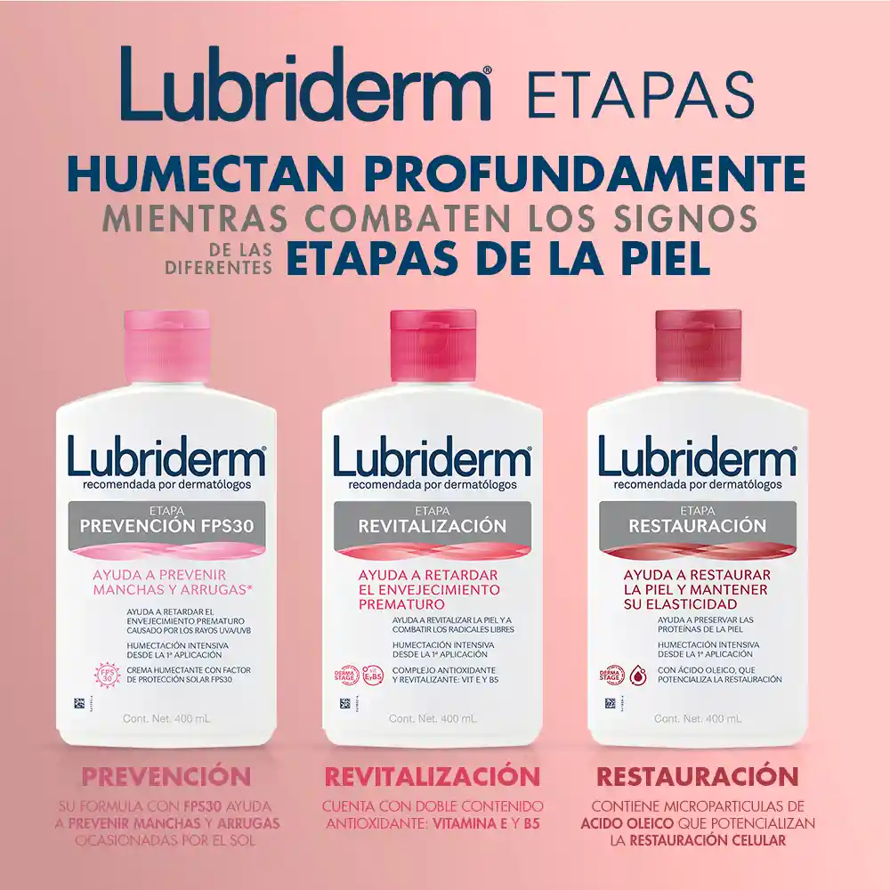 Lubriderm Crema Corporal Prevención FPS30