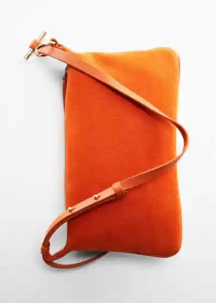 Bolso P Toutou Naranja Talla 99 Mujer Mango