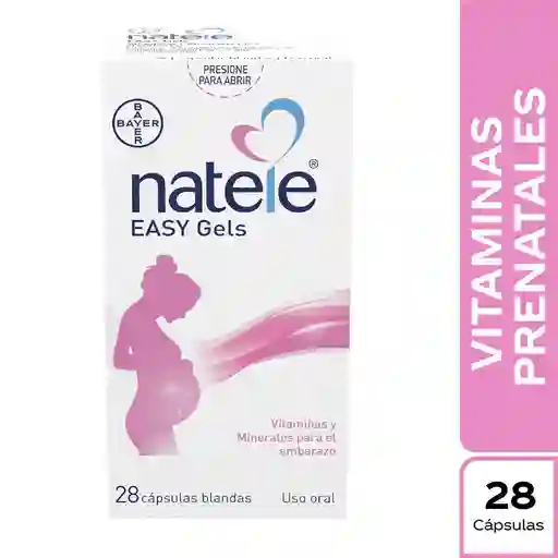 Natele Easy Gels Vitaminas y Minerales para el Embarazo