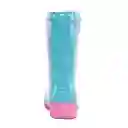 Los Gomosos Botas Ajustar Matriz Aguamarina y Fucsia Talla 31