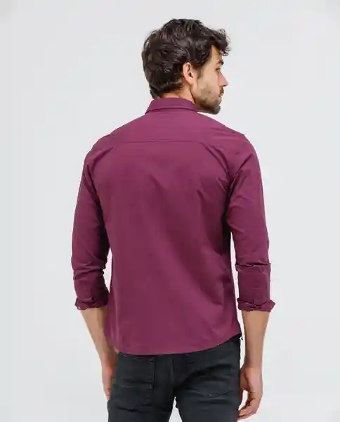 Camisa Para Hombre Morado Talla S Rifle110e004