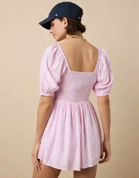 Vestido Mujer Rosado Talla SMALL American Eagle