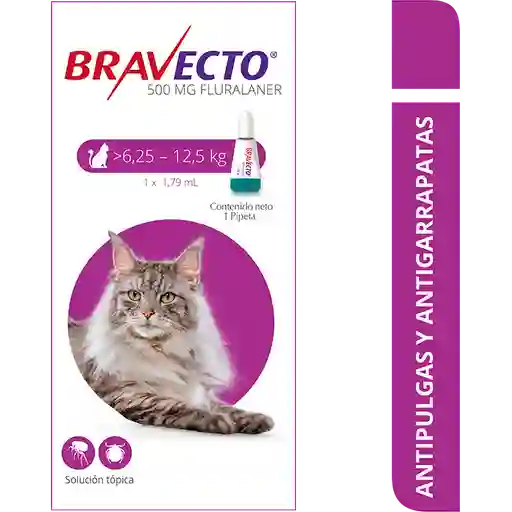 Bravecto Spot On para Gatos >6.8-12.5Kg