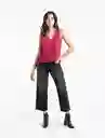  Camisa Layla Rosa Rubor Oscuro Talla L Naf-Naf 