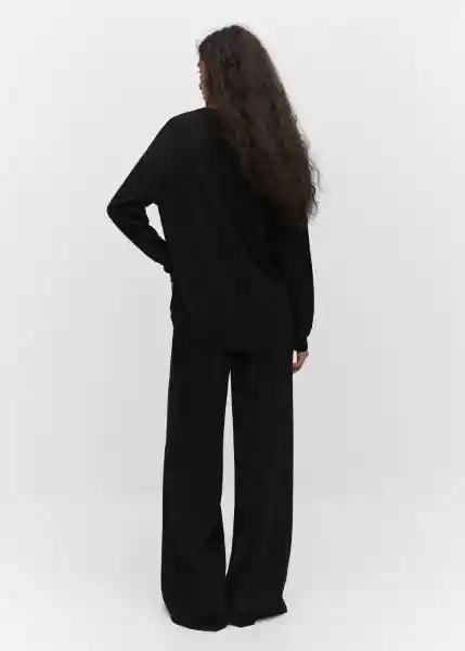Jersey Lombia Negro Talla M Mujer Mango