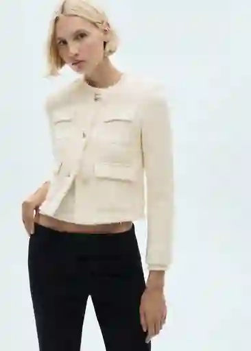 Chaqueta Wintour Crudo Talla S Mujer Mango