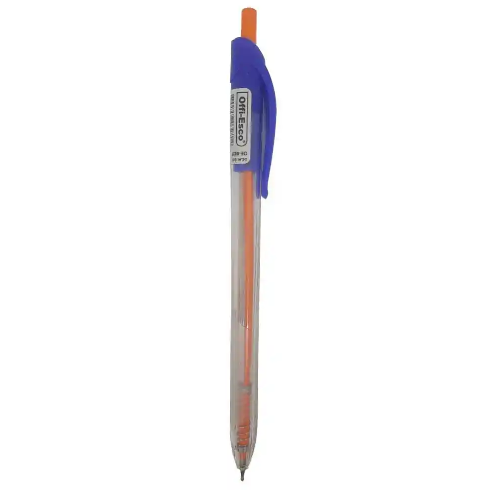 Boligrafo Semi Gel Retractil Azul Oe-052f
