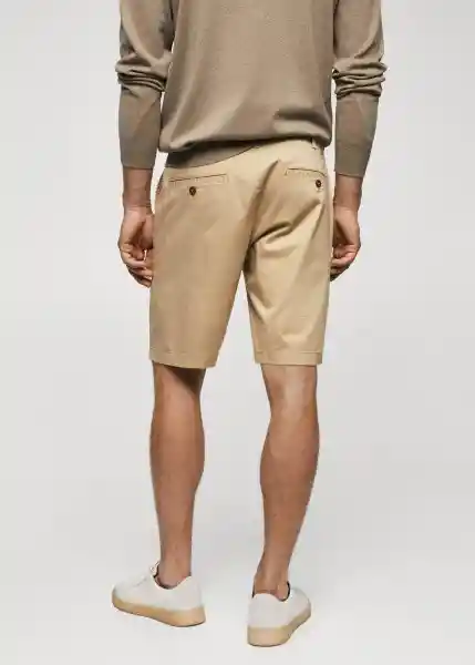 Bermuda Graciah-H Beige Talla 36 Hombre Mango