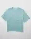 Camiseta Hombre Verde Talla: MEDIUM 3664333 American Eagle