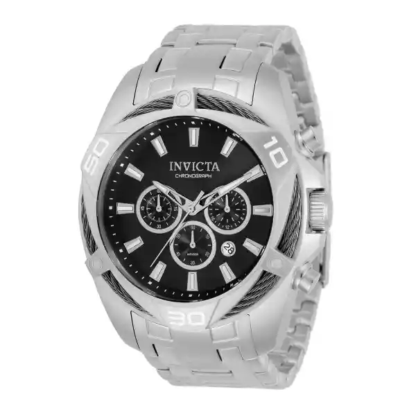 Reloj Bolt Hombre Plateado INV34118 Invicta