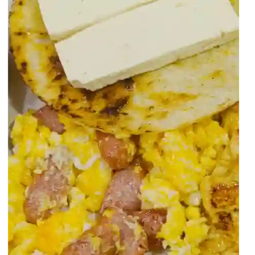 Arepa con Huevos Rancheros