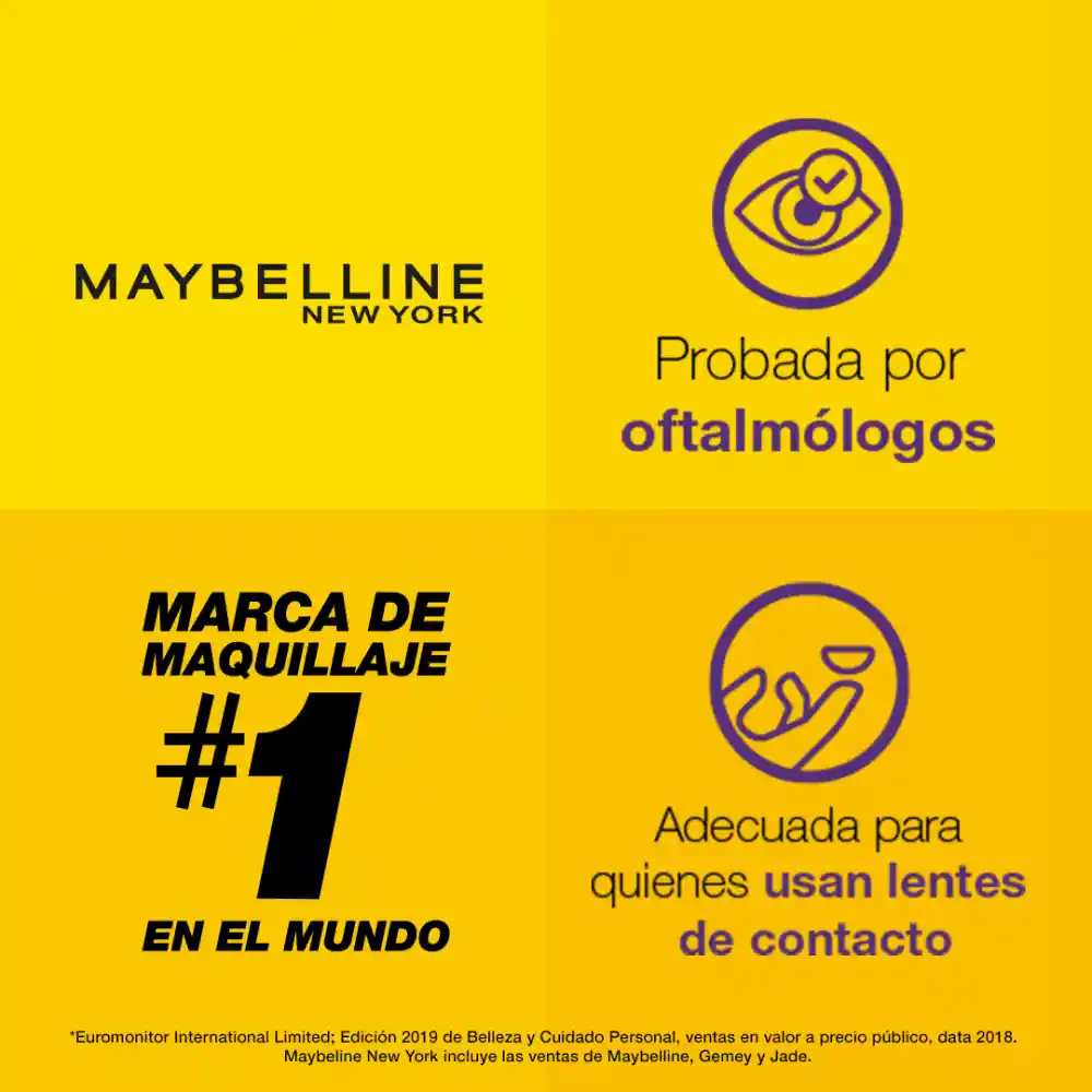 Pestañina Maybelline Colossal Volum Express Lavable 8 ml