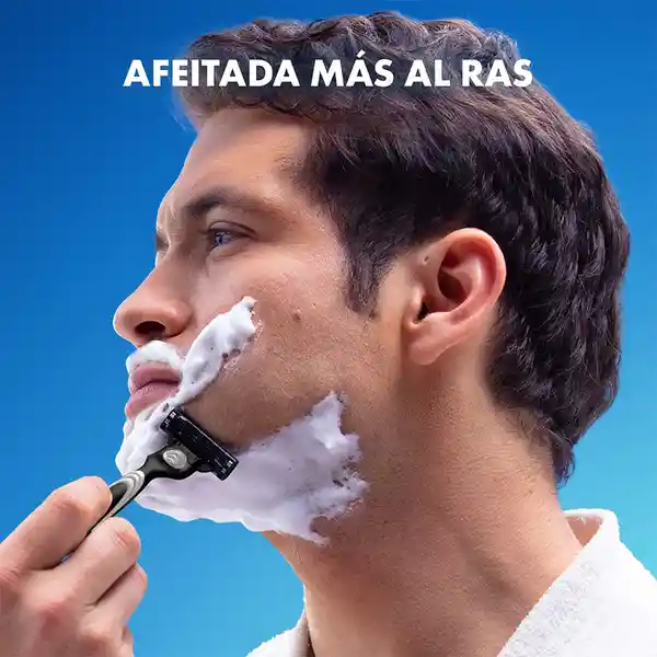 GILLETTE Mach 3 Cuchilla de Afeitar Máquina de Afeitar Hombre Reutilizable Afeitado al Ras Afeitadora para Hombre 1 Ud