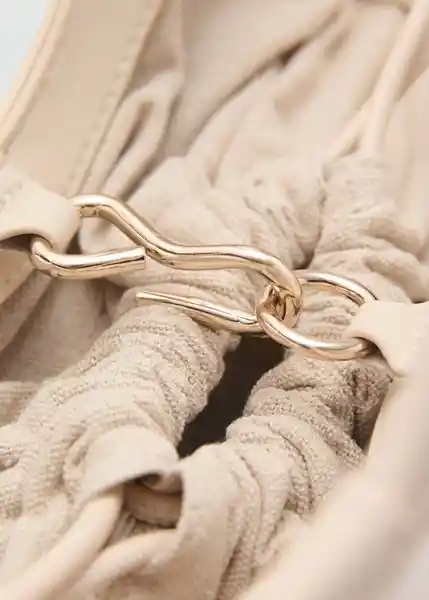 Bolso P Emilia Offwhite Talla 99 Mujer Mango