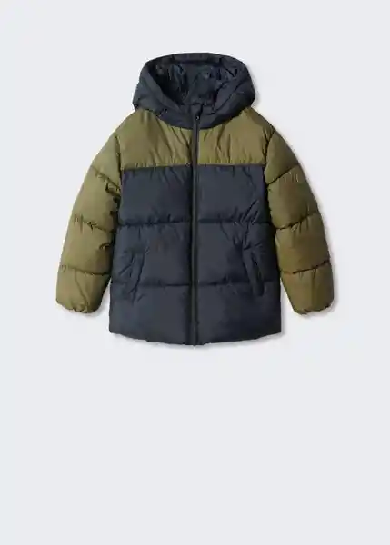 Abrigo Anorak Amerbloc Khaki Talla 14 Niños Mango