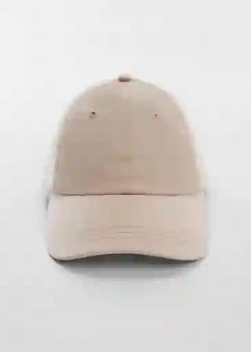 Gorra Basic Beige Talla 99 Hombre Mango