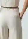 Pantalón Emilia Mujer Crudo Abedul Claro T 10 532G379 Naf Naf
