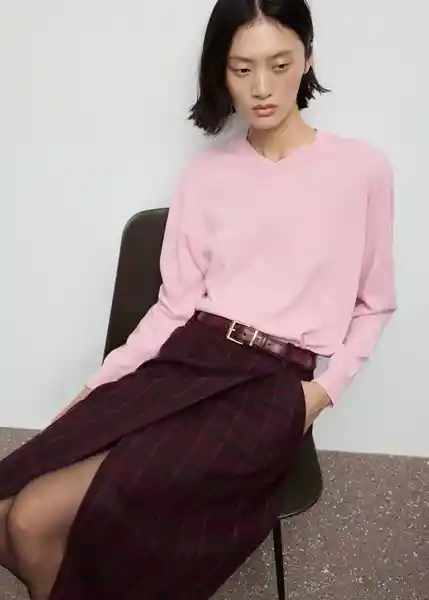 Saco Jersey Milo Rosa Talla S Mujer Mango