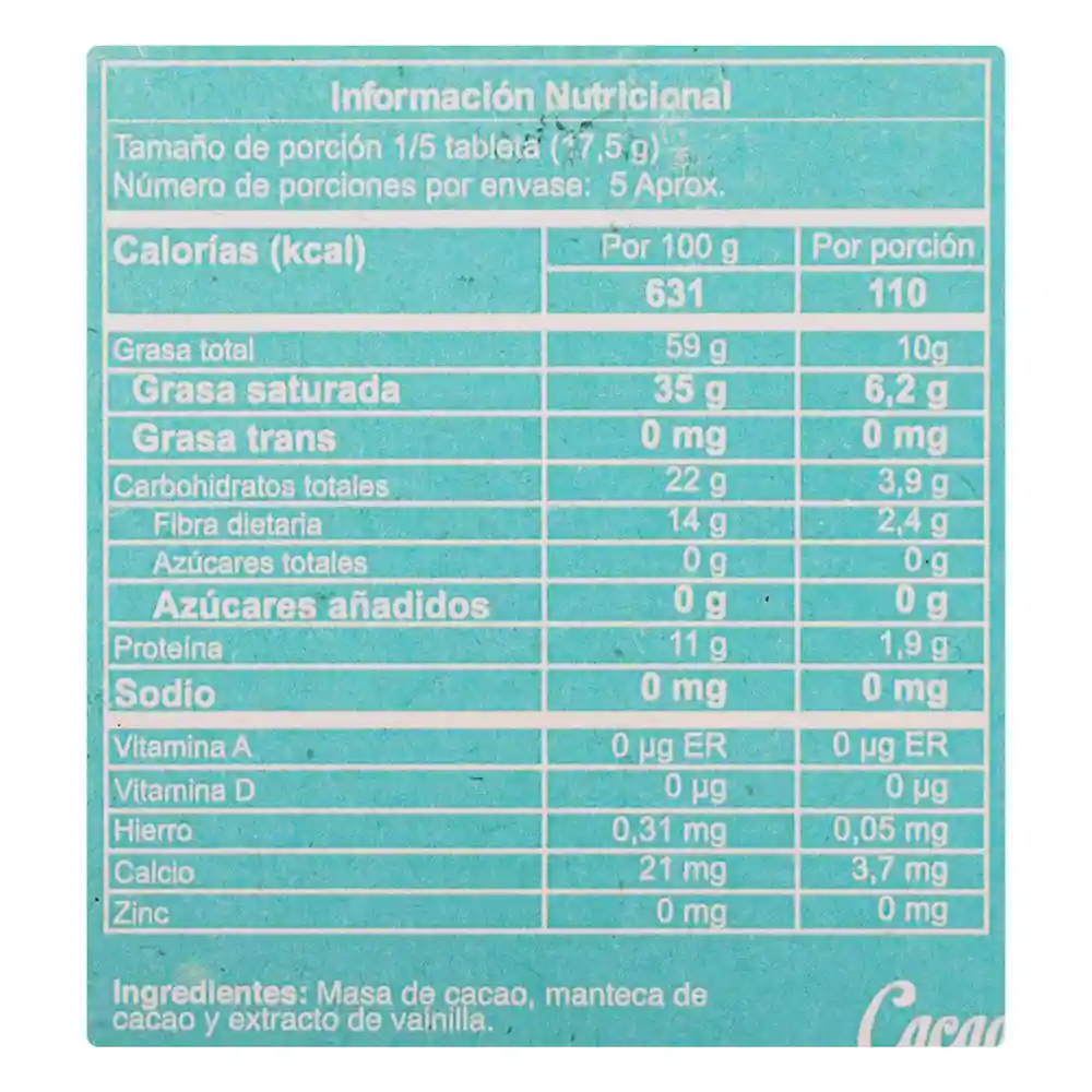 Barra Chocolate Estevia Lok Premium Products