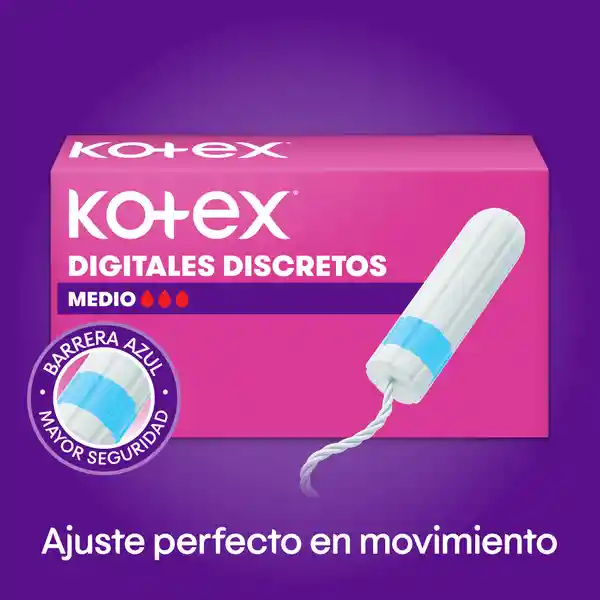 Tampones Kotex Digital Medio 32 Und