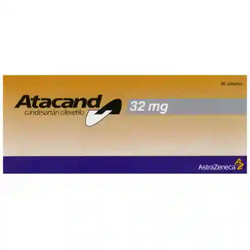 Atacand Tabletas Candesartán Cilexetilo (32Mg)