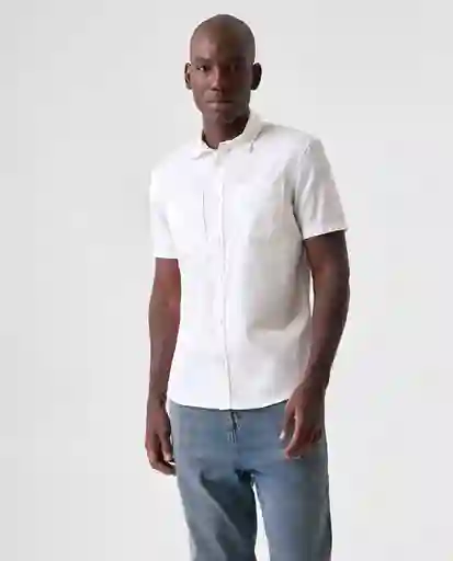 Camisa Hombre Blanco Talla M 812G001_BLA110601 Americanino