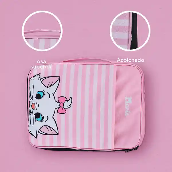 Funda Para Lap Top Disney Cat Colección Marie Rosa Miniso